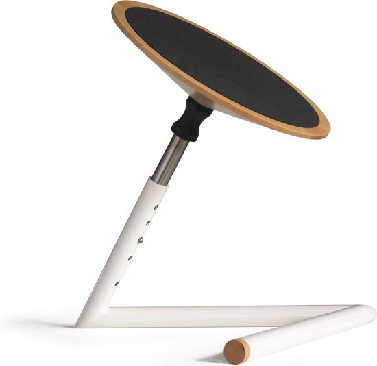 Wigli Just Wiebelkruk met kantelbare zitting voor een soepele rug - in hoogte verstelbare balanskruk