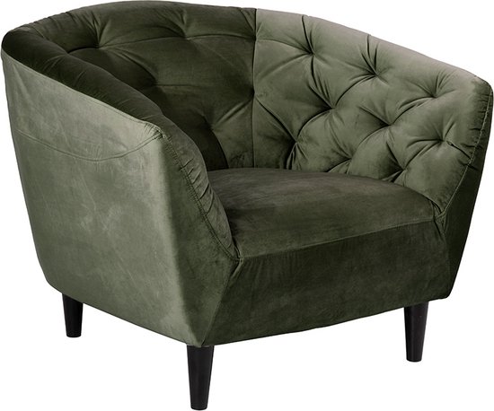 Velvet Fauteuil Salem Groen