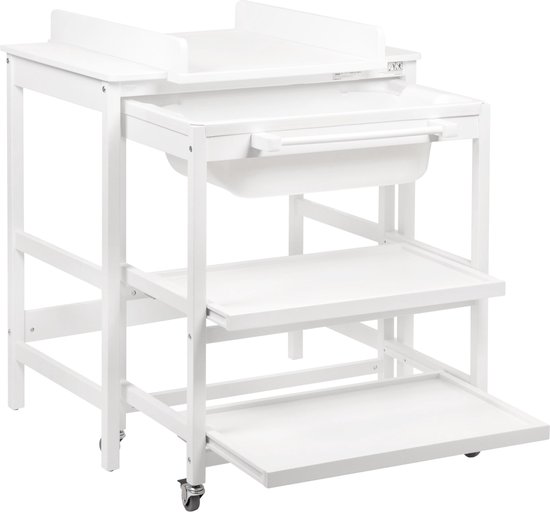 QUAX Verzorgingstafel met bad "SMART" wit