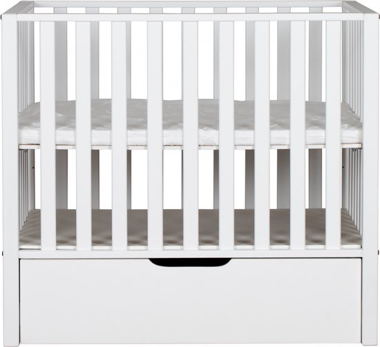 TWF Box Bas Met Lade Mat Wit