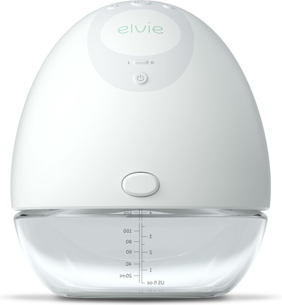 Elvie Pump  Enkele Elektrische Borstkolf - Draagbaar - Hands-free - Geluidsloos - Incl. 2 flessen