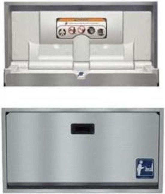 RVS Baby inbouw verschoningsunit