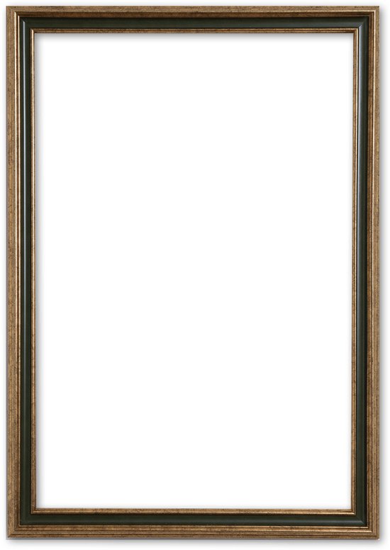 Klassieke Lijst 50x65 cm Goud Groen - Abby