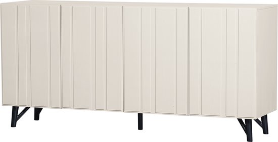 WOOOD Dressoir Miller - Grenen - Dust - 85x181x46