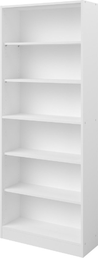 Parisot - Boekenkast/ Rek - Wit - 79cm Breed
