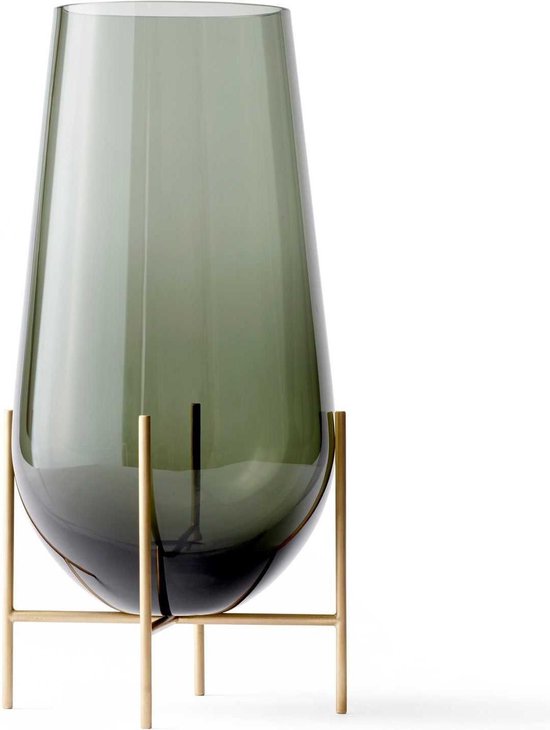 MENU Echasse Vaas Large Smoke / Brushed Brass