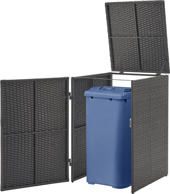 Containerombouw Widnau donkergrijs 109x70x78 cm