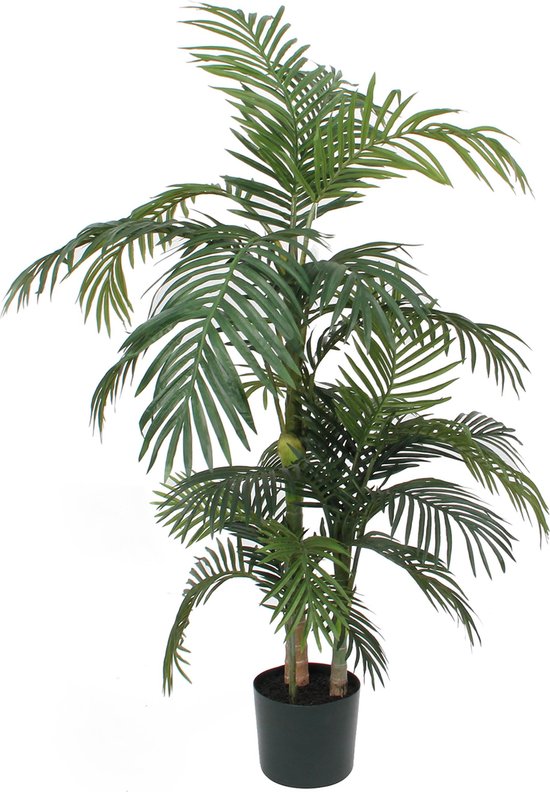 Mica Decorations Areca palm Kunstplant - H150 x Ø100 cm - groen