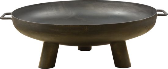 Esschert Design - Stalen Vuur Schaal 80 cm - Vuurschaal 80 cm - Staal - Zwart