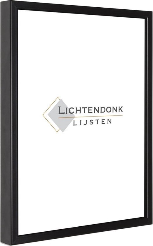 Aluminium Wissellijst 80 x 80 Zwart - UV Werend Ontspiegeld Acrylite -  Museum kwaliteit