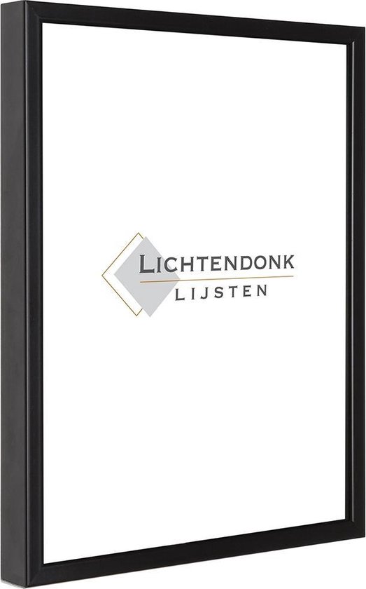 Aluminium Wissellijst 80 x 100 Zwart - UV Werend Ontspiegeld Acrylite -  Museum kwaliteit