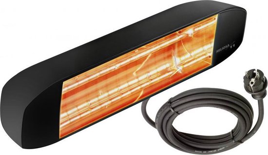 Heliosa 11 |2000 Watt | Terrasheater / patioverwarming , met  300 cm snoer | Italiaans design |. antraciet | met 300 cm snoer | 11FM20X5