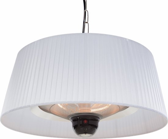 Sunred - Heater Artix Hanging Wit 1800 - Terrasverwarmer elektrisch - Metaal - Wit