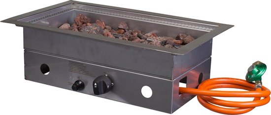 Cosi Fires Cosi inbouwbrander rechthoekig 52x32x16,5 cm