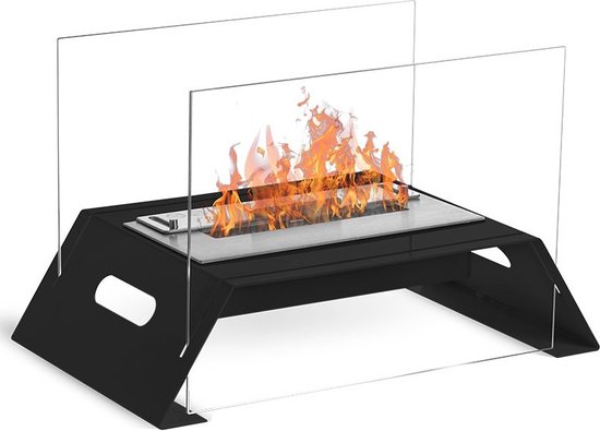 Bio ethanol haard - Diagon Zwart Bio Ethanol Tafelhaard - bio ethanol tafelhaard - bio ethanol sfeerhaard - bio ethanol openhaard - bio ethanol terrashaard