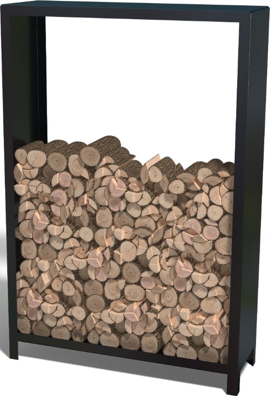 MySteel Gepoedercoat staal houtopslag 1800x1200x400 - Kleur: RAL9010 mat (wit)