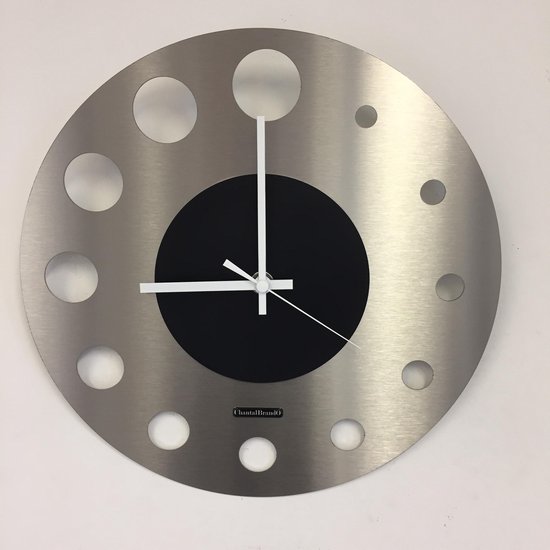 Wandklok JUNTE BRUSSEL ATOMIUM Black Modern Design