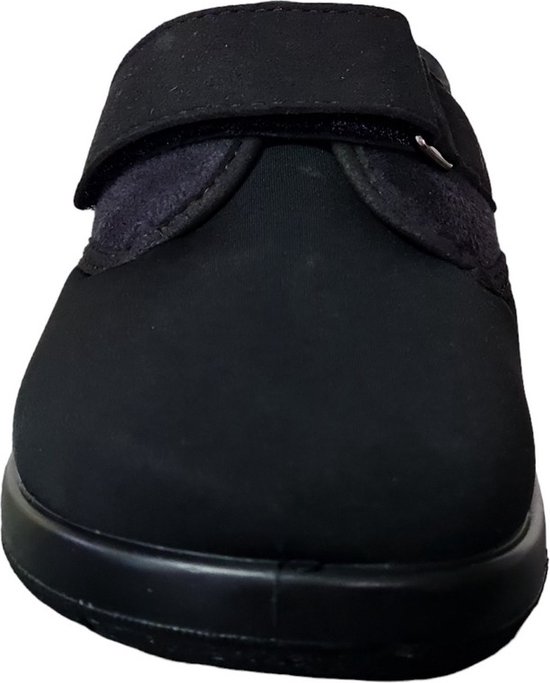Varomed - Tromsö - luxe stretch verbandschoenen - maat 45 - Zwart - met CE keurmerk - therapieschoenen - verbandpantoffels - verbandsloffen -