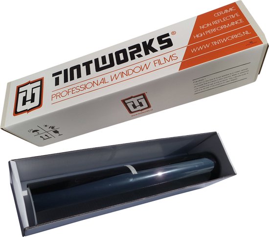 Tintworks - Professionele auto folie 20% - verduisterend - vervormbaar - 300x51cm