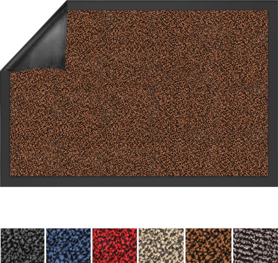 SKY Deurmat - SKY - Droogloopmat - Schoonloopmat - Terra-zwart - 200 x 300 cm