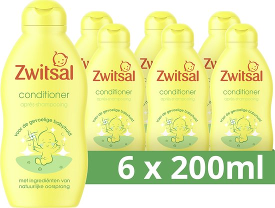 Zwitsal Baby Conditioner - 6 x 200 ml - Voordeelverpakking