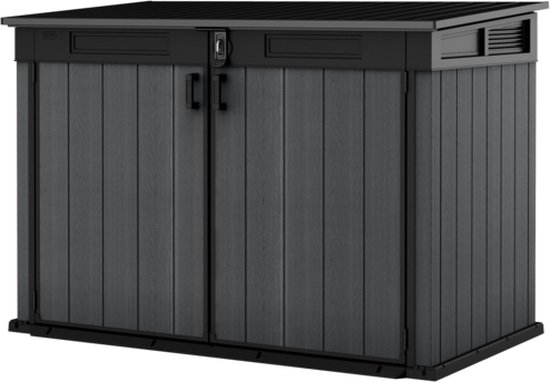 Keter Cortina Mega Opbergkast - 190x109x132,5 cm - Grijs