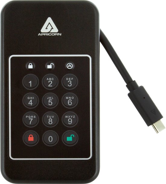 Apricorn NVX 2TB SSD - Maximale veiligheid en ’s werelds snelste harde schijf