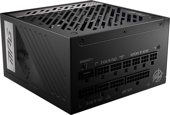 Power supply MSI MPG A1000G PCIE5 Black 1000 W 80 Plus Gold