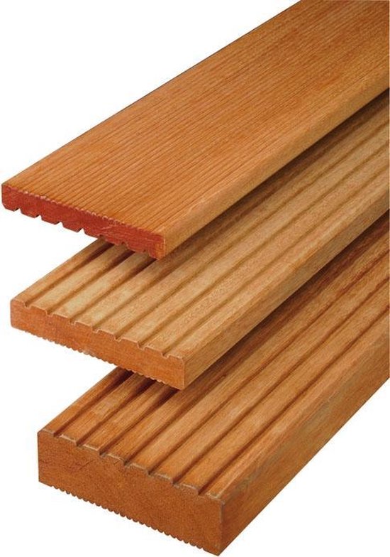 Intergard Vlonderplanken hardhout Bangkirai 490cm (21x145mm)