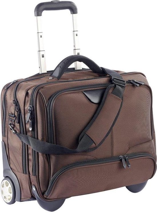 Dermata Business Laptop Trolley Nylon 3456NY Bruin
