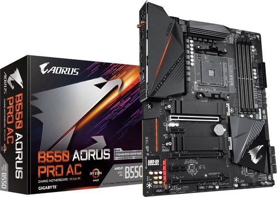 Gaming Moederbord Gigabyte B550 Aorus Pro GAB55APRW-00-G ATX DDR4 AM4 WiFi