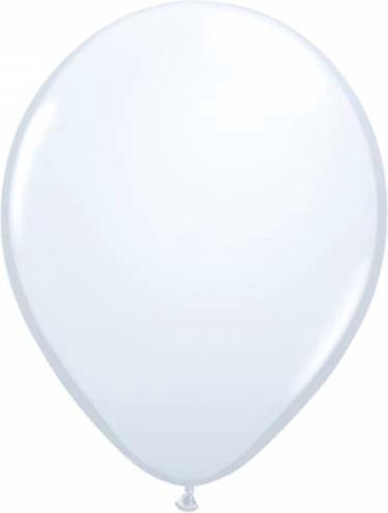 Qualatex Ballonnen Wit 30 cm 100 stuks