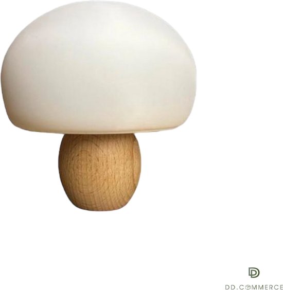 DD.commerce Nachtlampje - Tafellamp - Bedlamp - Mushroom lamp - Draadloze lamp - Kinder Nachtlampje - Paddenstoel lamp
