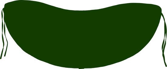 Gardenista Tuinbank Kussens - zitkussen voor Buiten-Binnen - Patio Gebogen Bananenbank kussen met Veilige Banden - Lichtgewicht Bank Kussens voor tuinbank