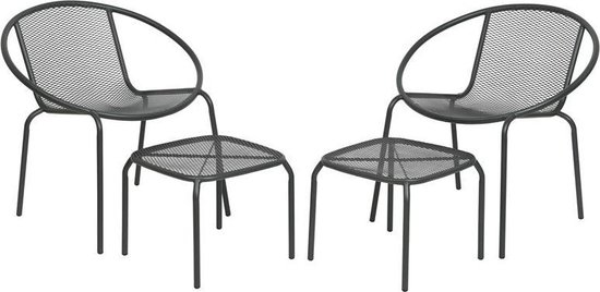 Vigo balkonset antraciet