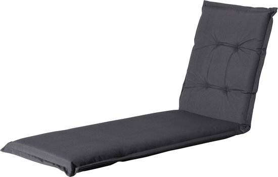 Madison - Tuinkussen - Outdoor - 200 x 65cm - Panama Grijs - Ligbedkussen