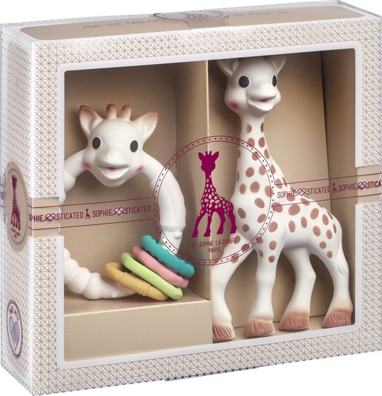 Sophie de giraf Sophiesticated - Cadeauset - Small - set 6