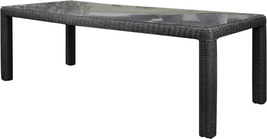 Bergamo dining tuintafel 240x100xH78 cm antraciet