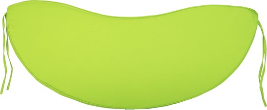 Gardenista Tuinbank Kussens - zitkussen voor Buiten-Binnen - Patio Gebogen Bananenbank kussen met Veilige Banden - Lichtgewicht Bank Kussens voor tuinbank