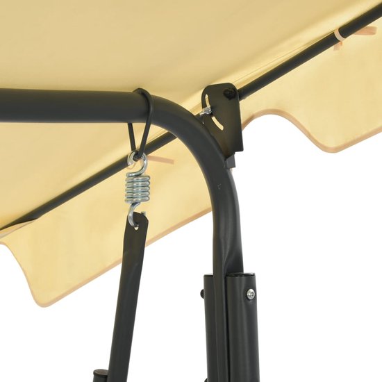 vidaXL Tuinschommelstoel 170x110x153 cm antraciet