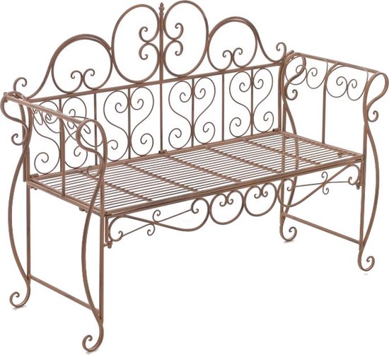 Clp Minna Tuinbank - Metaal - antiek-bruin
