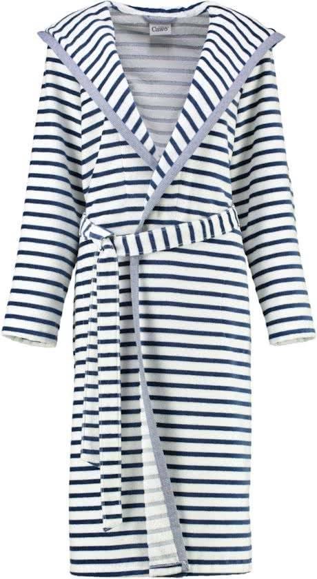 Cawo 6596 Heren Badjas met Capuchon - Navy 40