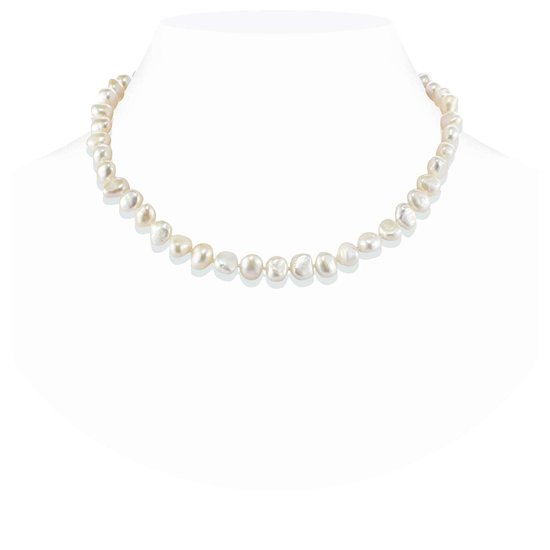 PROUD PEARLS® Parelketting met barokparels en zilveren sluiting