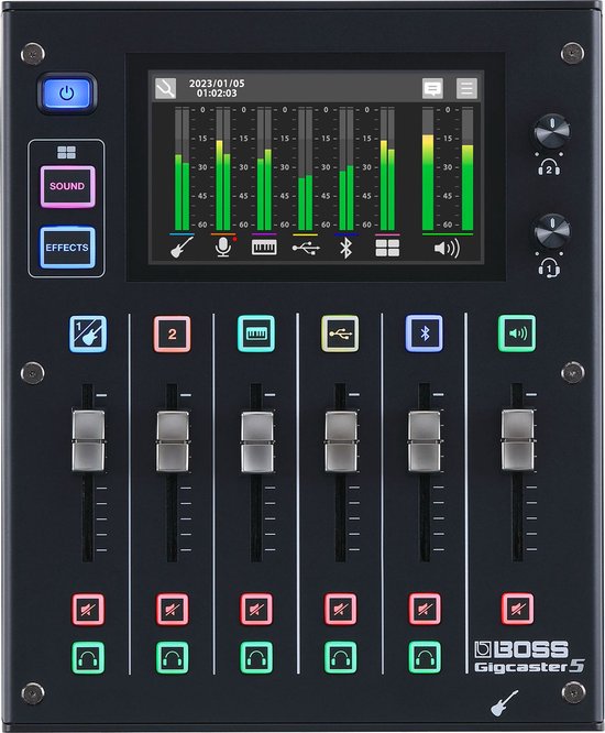 Boss Gigcaster 5 - Mixer voor livestreaming
