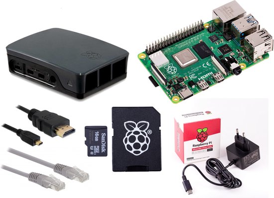 Raspberry Pi 4 - 2Gb - StarterPack - Zwart