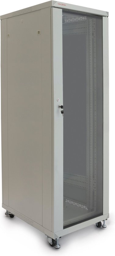 RackMatic - Rackkast 19 "standaard 33U 600x800x1600mm wit MobiRack van RackMatic