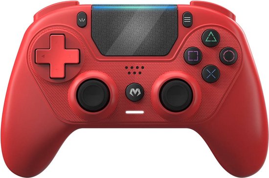 MOJO Controller V2 - Geschikt voor PS4 - Draadloos - Programmeerbare Knoppen - Paddles - Rood
