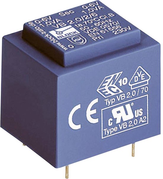 Block VB 3,2/1/8 Printtransformator 1 x 230 V 1 x 8 V/AC 3.20 VA 400 mA