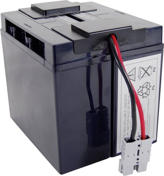Conrad energy RBC7 UPS-accu Vervangt originele accu RBC7 Geschikt voor merk APC