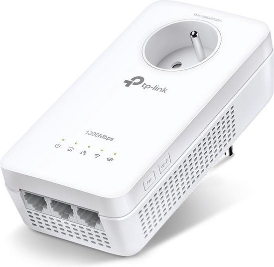 TP-Link TL-WPA8635P - AV1300 - Powerline adapter Uitbreiding - Belgische stopcontacten